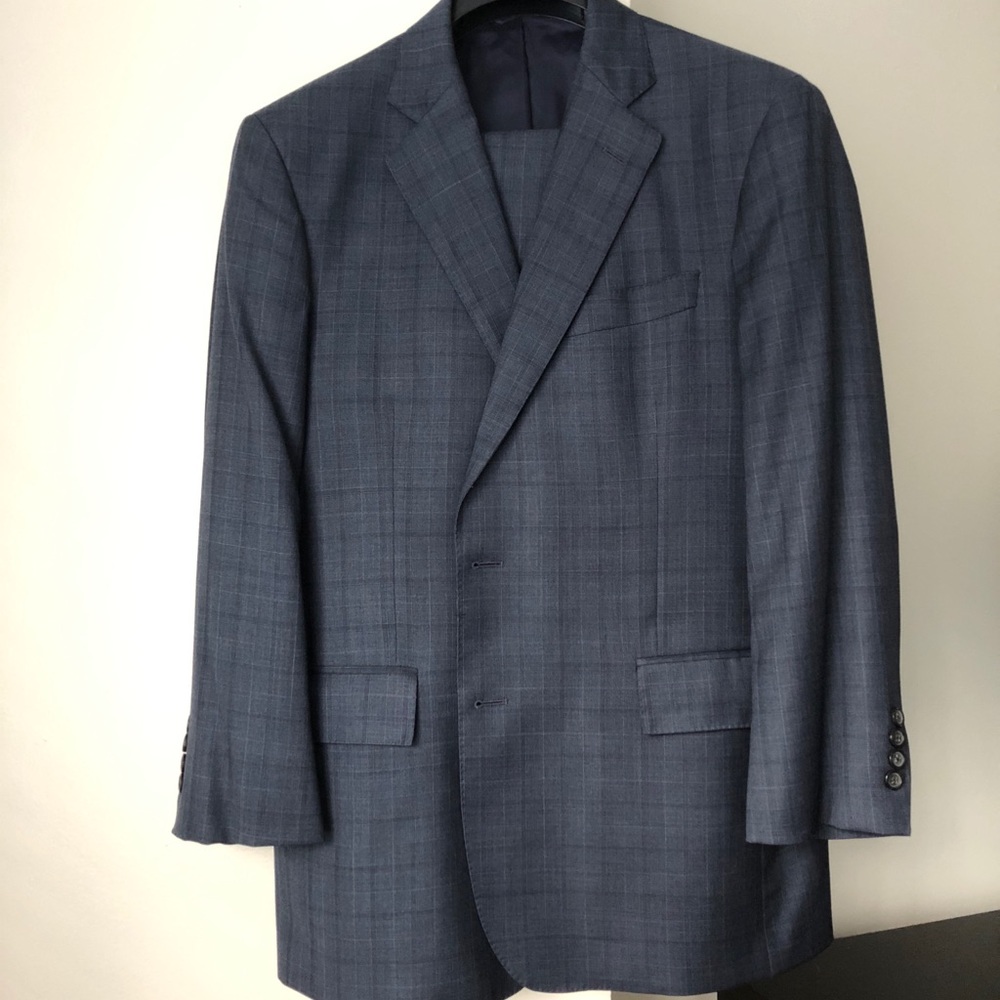 Brooks Brothers blue suit, Regent fit, 40S x 34W